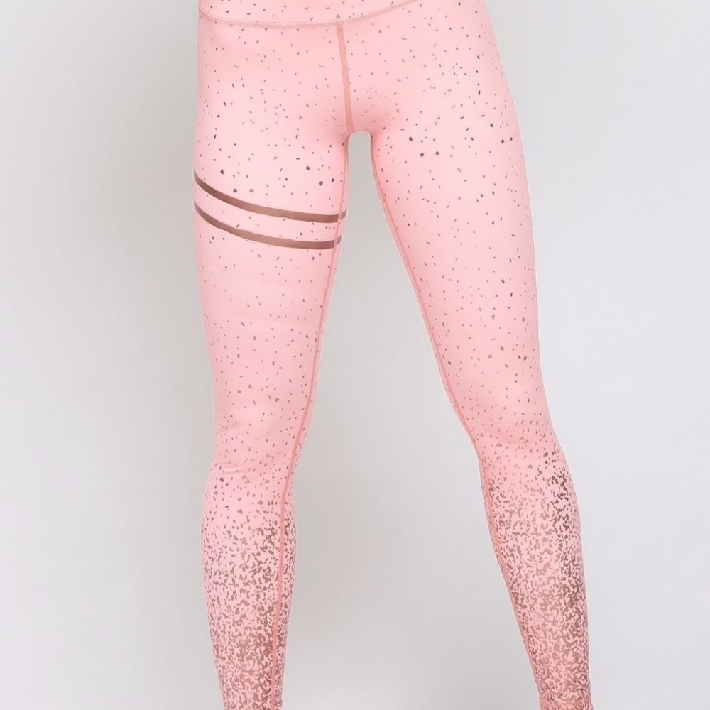 Pink Sparkle Leggings - Picture 4 of 10